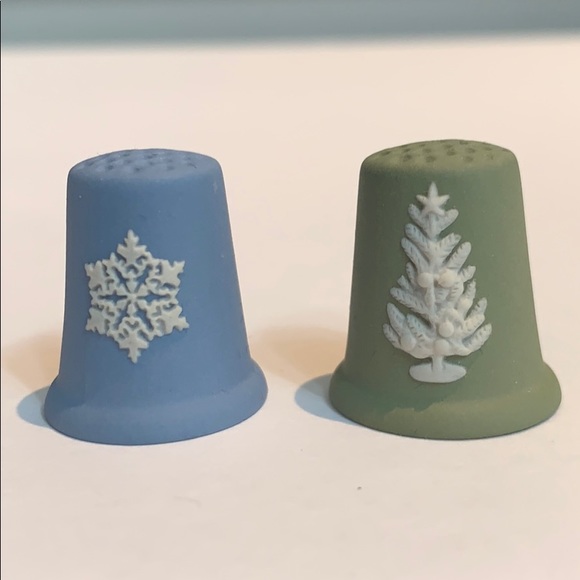 Wedgwood Holiday Wedgwood Christmas Thimbles Poshmark